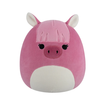 Плюшена играчка Squishmallows – Вероника, розовото шетландско пони с бретон, 20 см