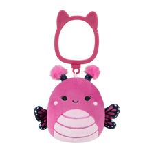 Ключодържател Squishmallows Малиноворозовата пеперуда-монарх Марселина, 9 см