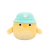 Плюшена играчка Squishmallows Жълтото пиле Тристон с ментовозелена шапка, 20 см